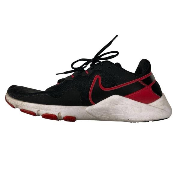 NIKE Legend Essential 2 Sneakers Black Red Size 9.5 Mens - Picture 4 of 9